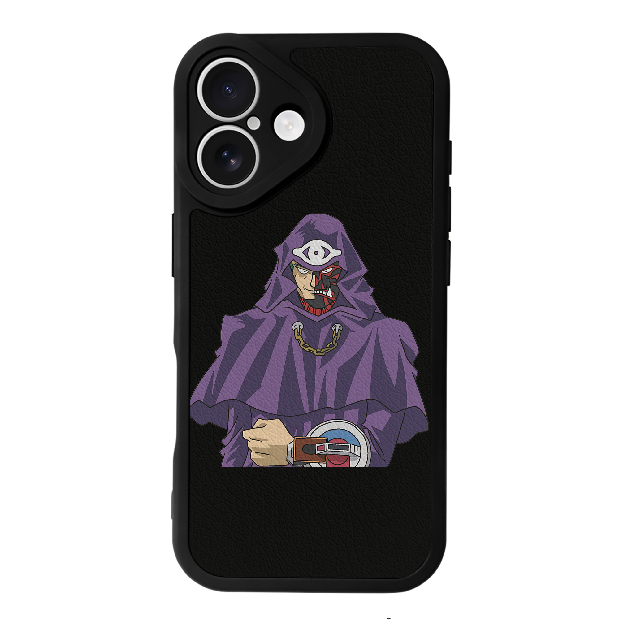 （画像用） 遊☆戯☆王 Yu-Gi-Oh! 【iPhone 16シリーズ対応】シリコンスマホケース（レザー調） 材質：シリコン
